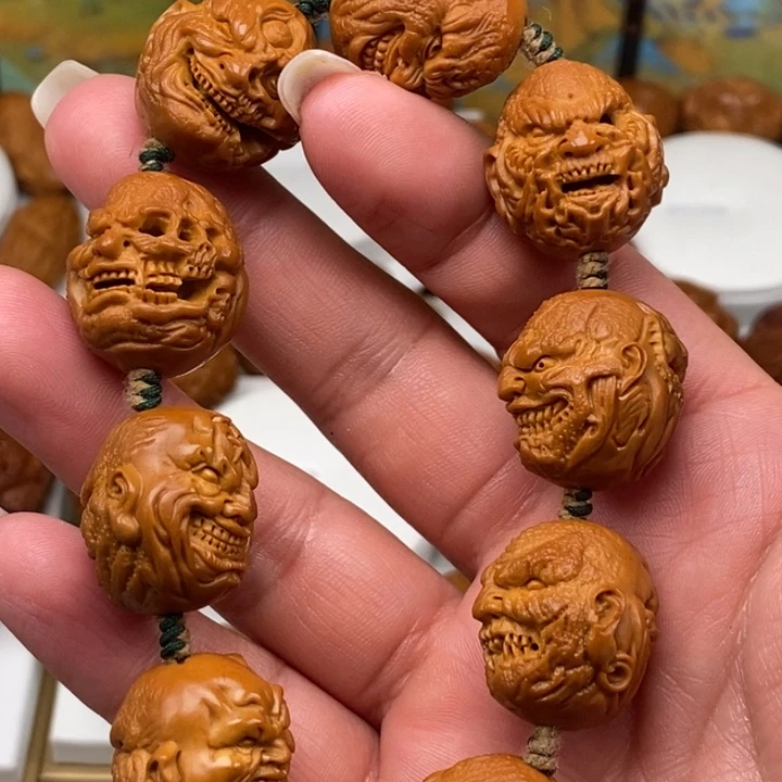 橄榄核手串/手链橄榄核雕工艺