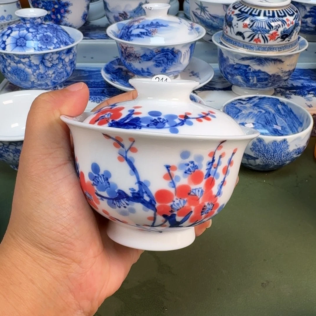 景德镇纯手绘茶具圆圆211