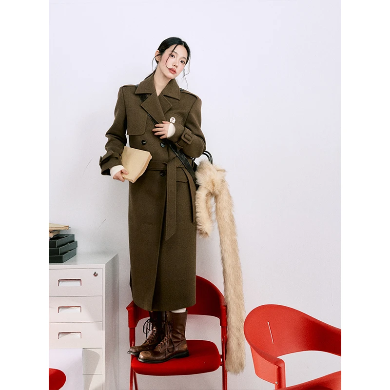 【LaluneDuCiel】LLDC红人上新经典气质毛呢大衣外套女2024秋