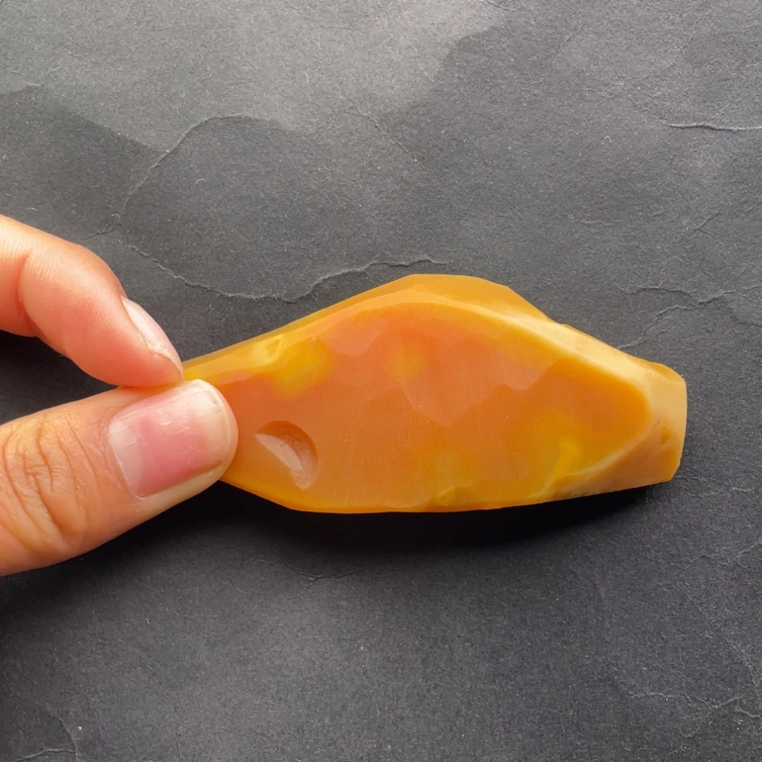 石英质玉黄蜡石料子未镶嵌5**兹