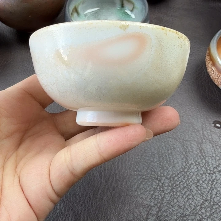 手工手作柴烧主人杯