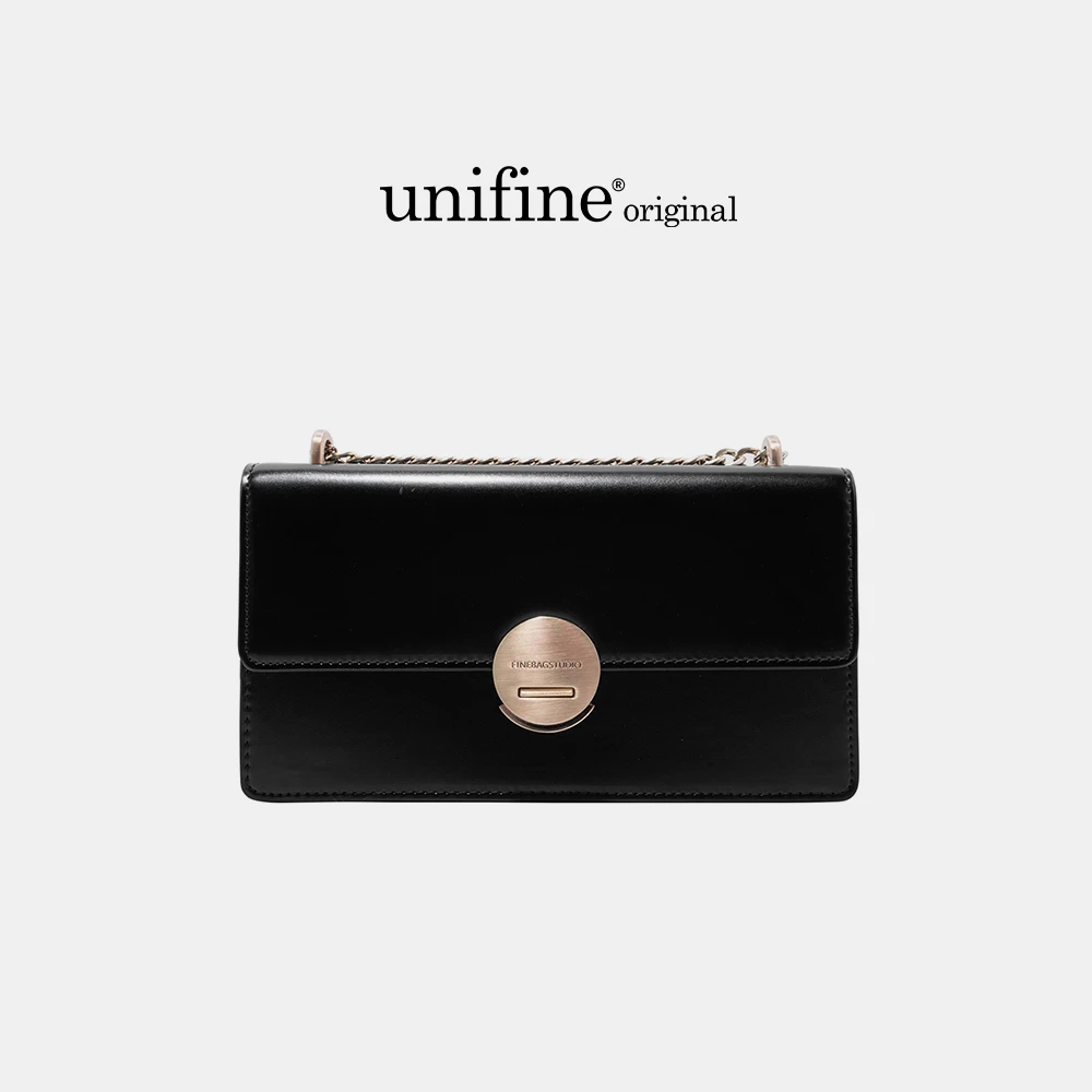 unifine新款法式链条包包女单肩斜挎小包女小众设计