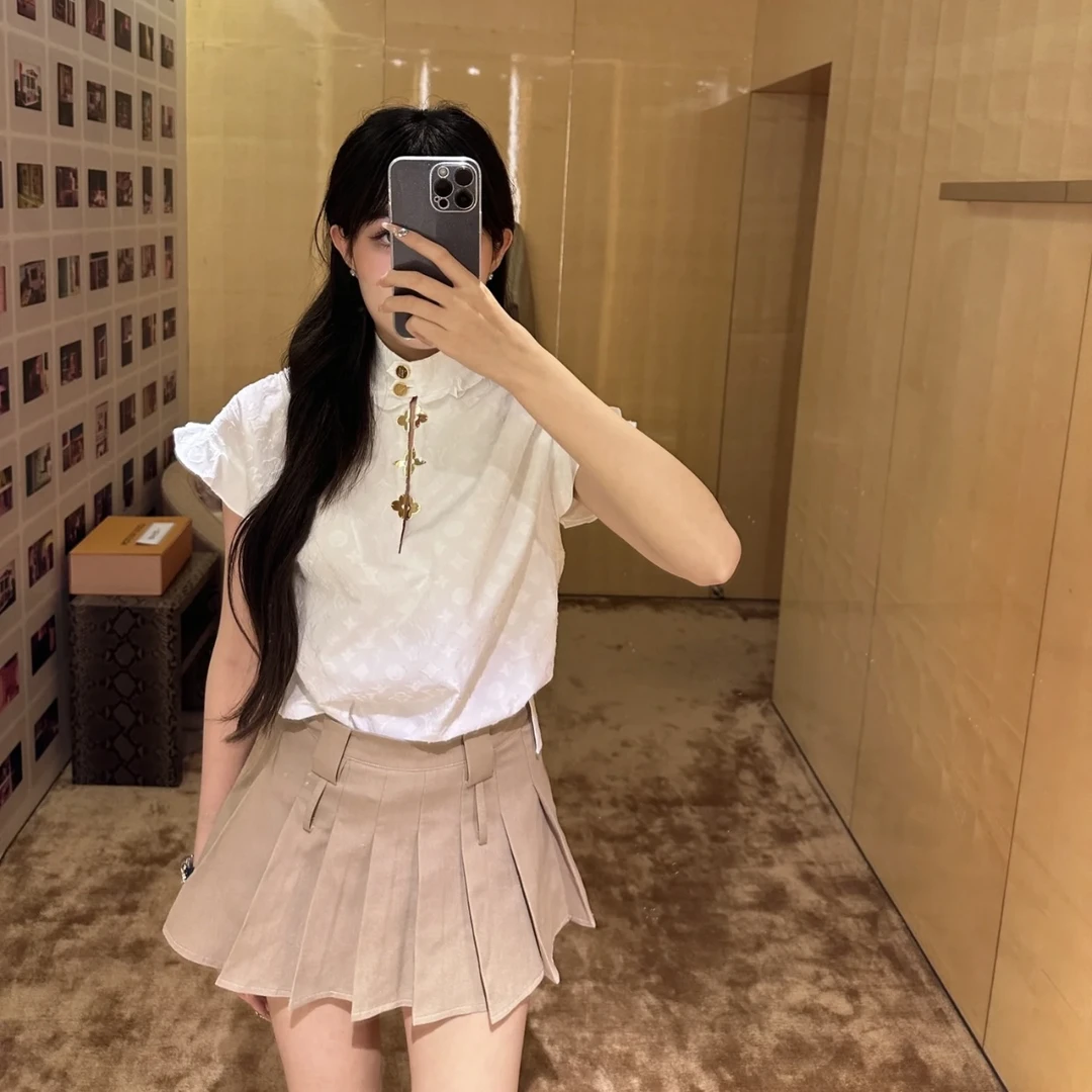 99新 LouisVuitton/路易威登 满印无袖T恤 34码 AA10408