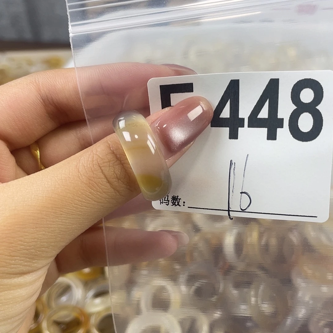 玛瑙/玉髓戒指合金448