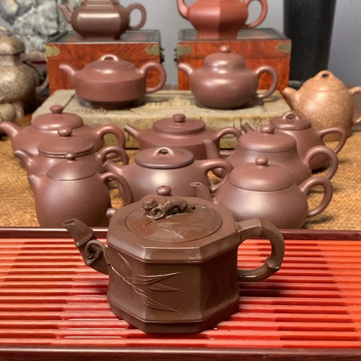 茶壶紫砂八方竹段