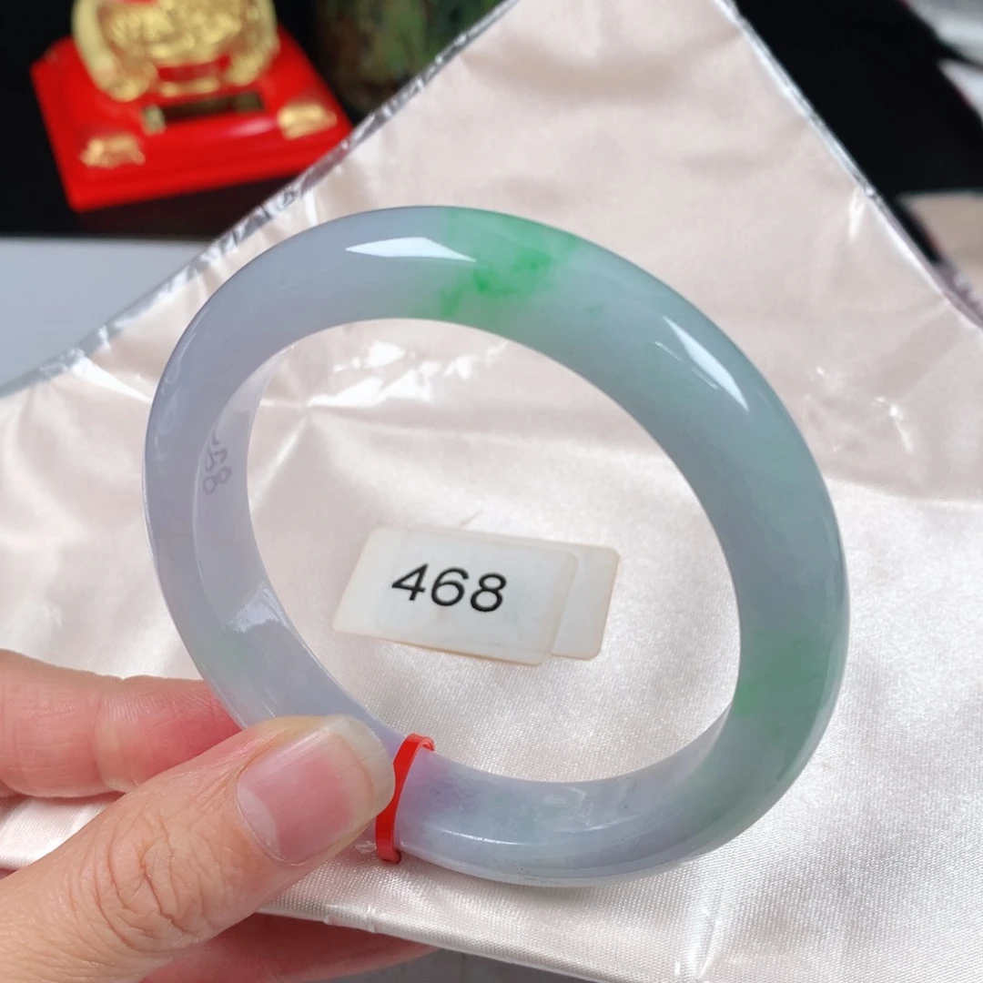 翡翠手镯未镶嵌编号468   正圈58 