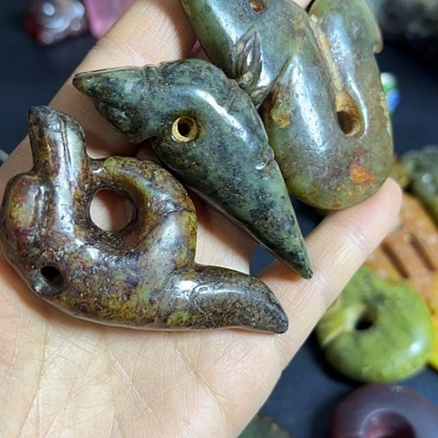 把件白玉菩提一个一个