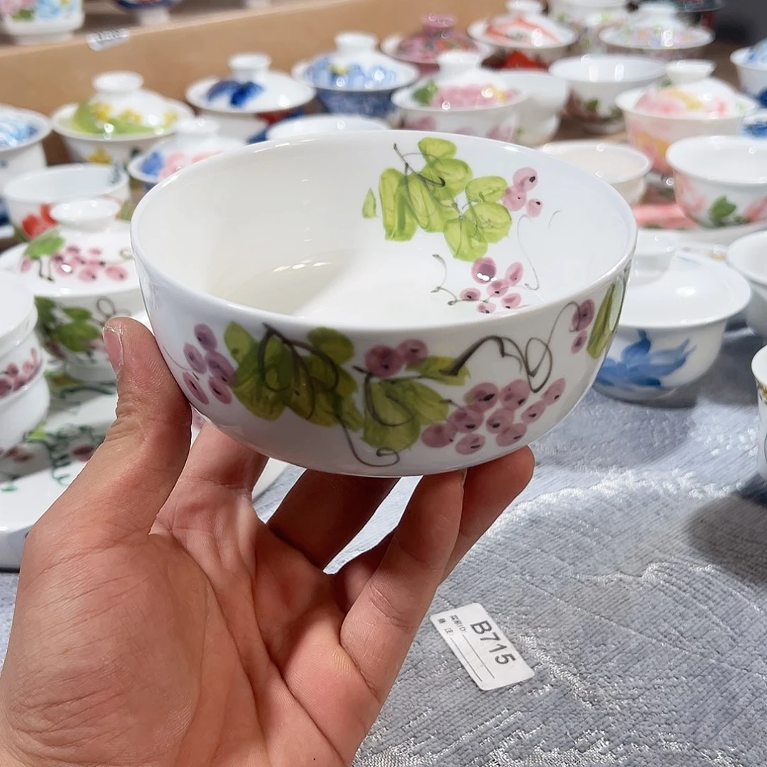 景德镇手工手绘陶瓷5寸碗