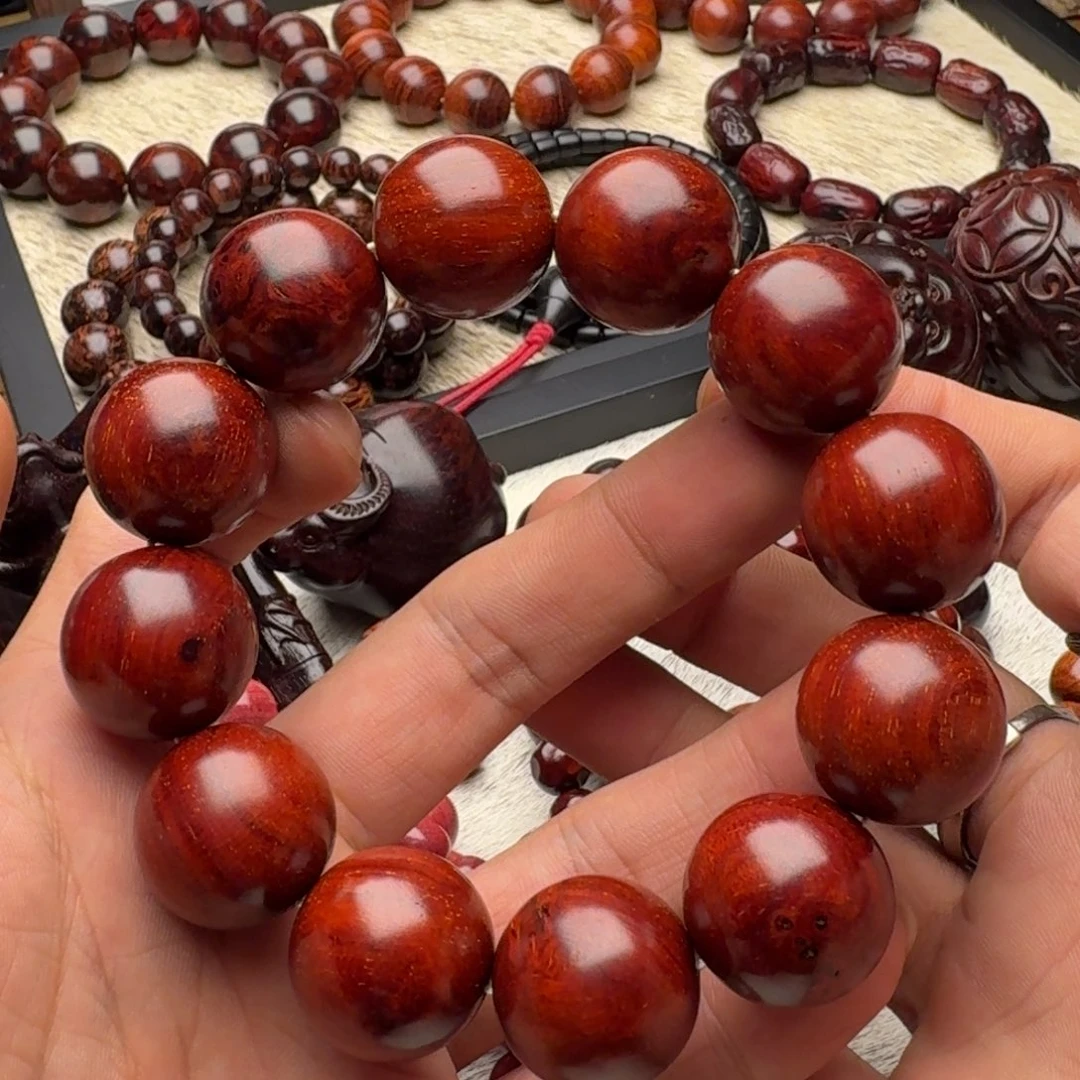 手串/手链小叶紫檀龙鳞瘤疤裂介意勿拍