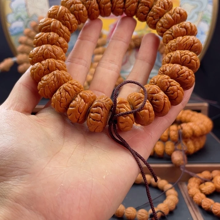 桃核手串G****d龙纹桃核矮霸