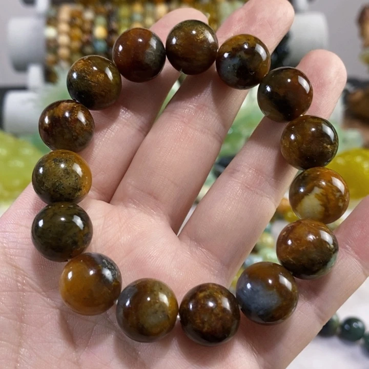 未镶嵌岫玉手串手链