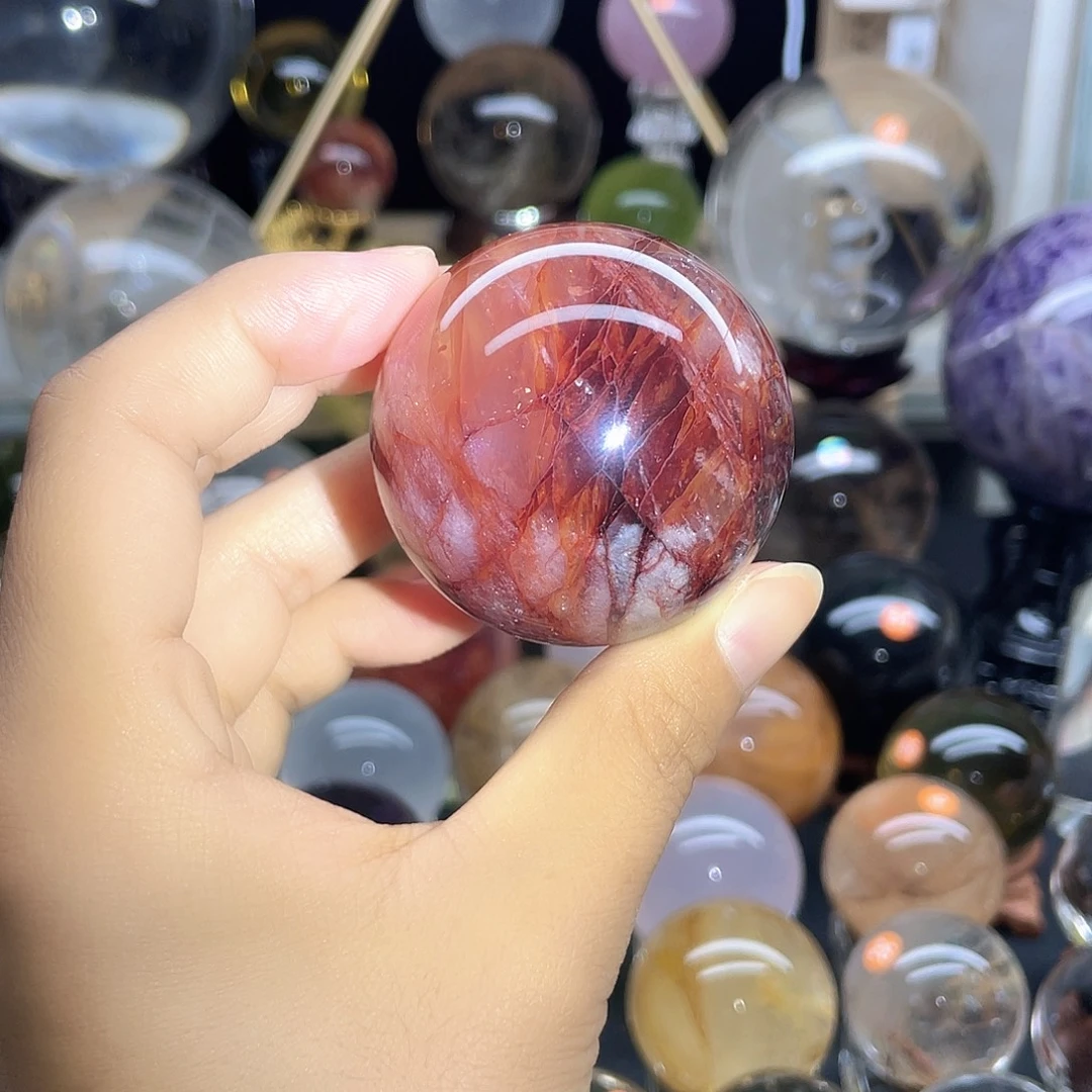 未镶嵌珠宝半成品水晶红椒花5