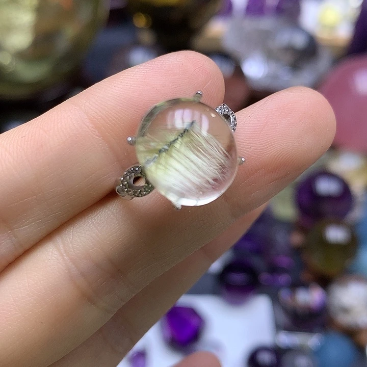 珠宝半成品水晶银S925镶嵌