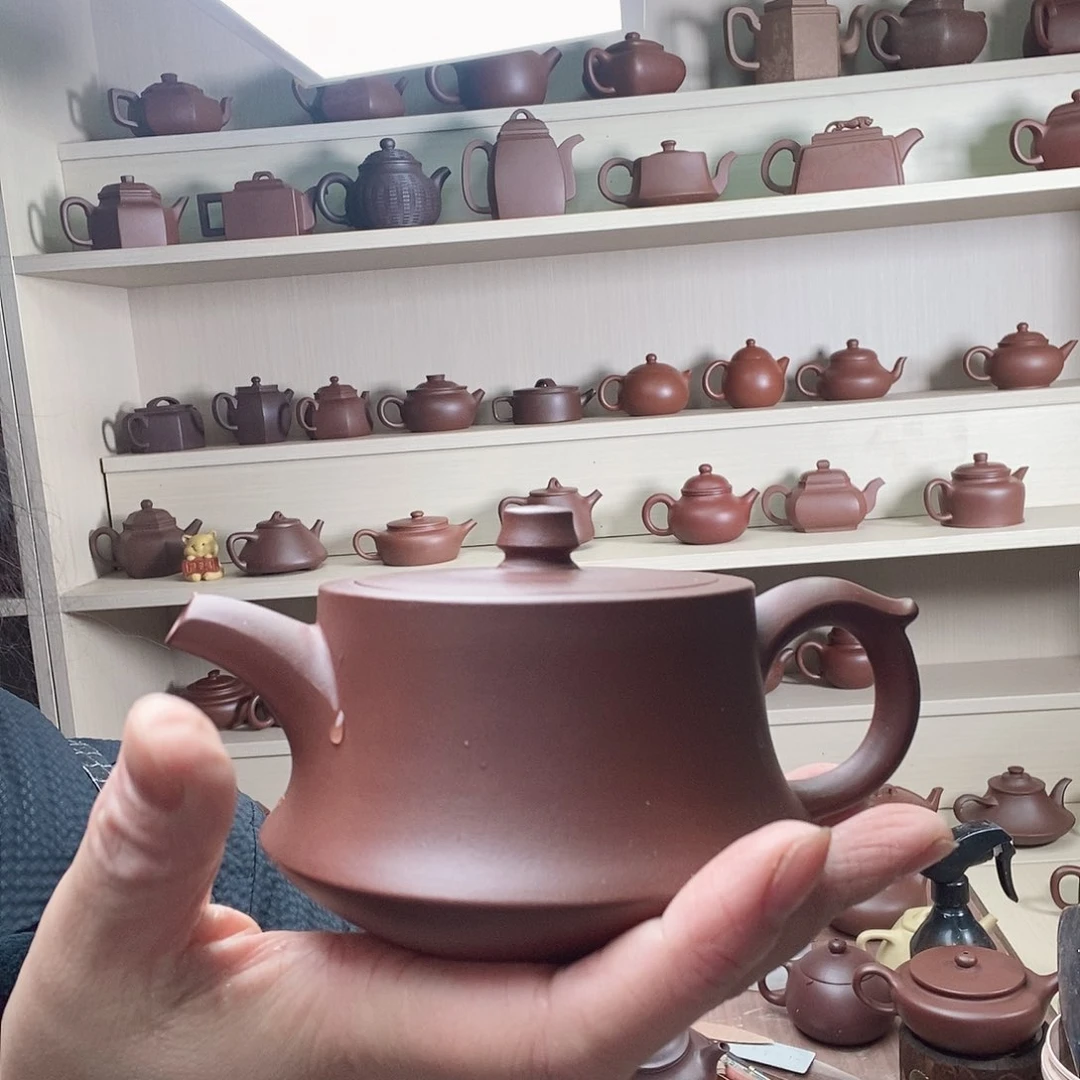 紫泥茶壶?***迪黄龙山中漕清泥柱础壶