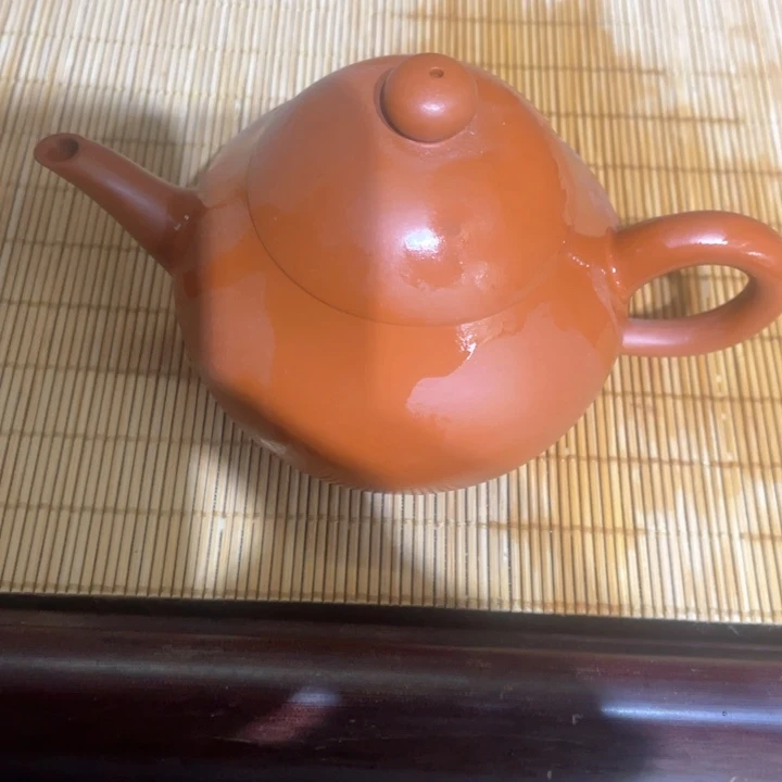 朱泥壶朱泥小品圆壶