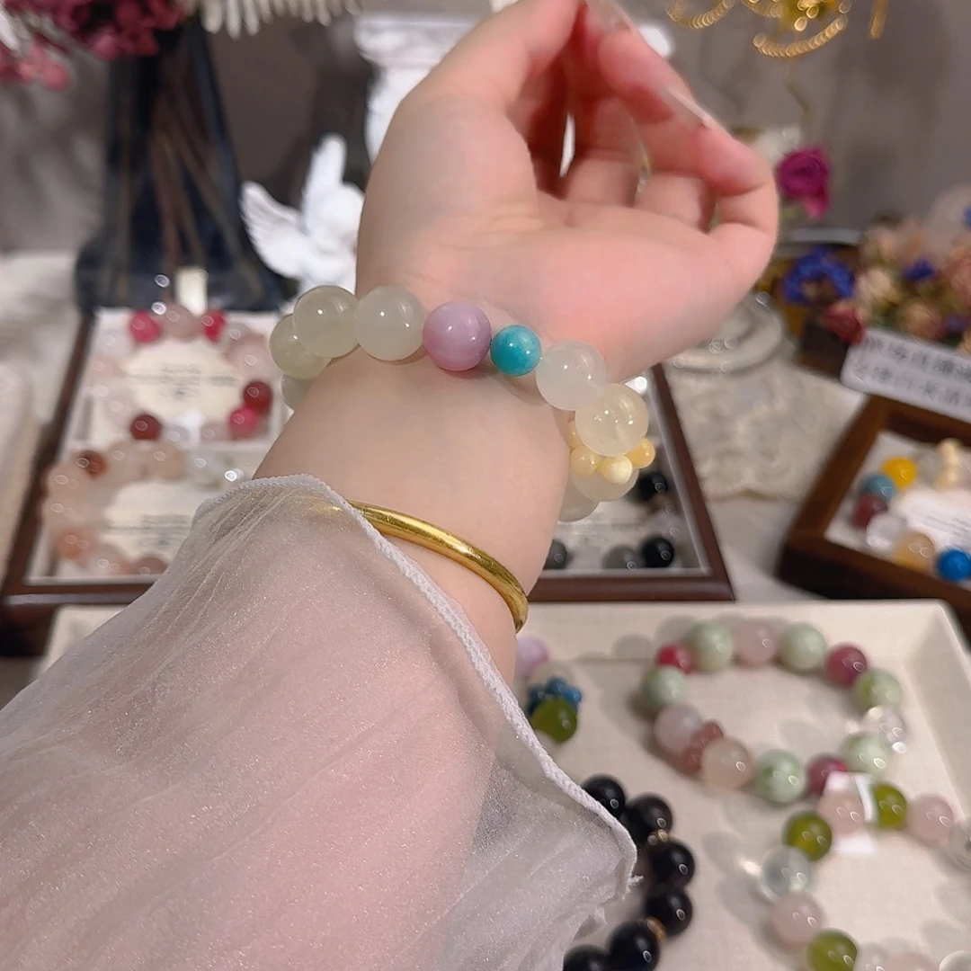 水晶手链合金天然水晶手串多样性