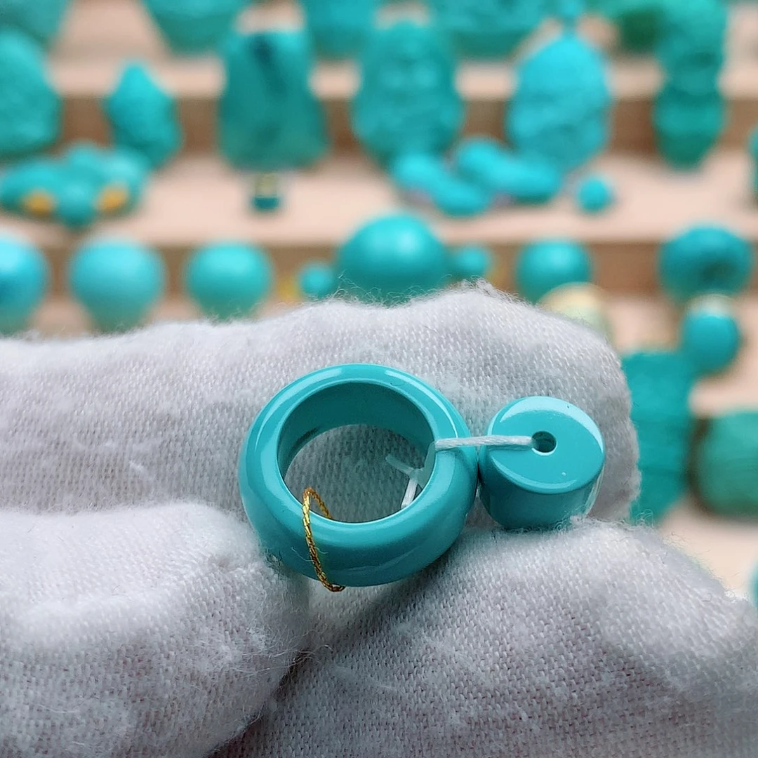 绿松石未镶嵌跑环