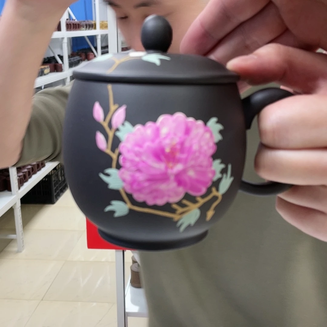 紫砂茶杯原矿紫砂