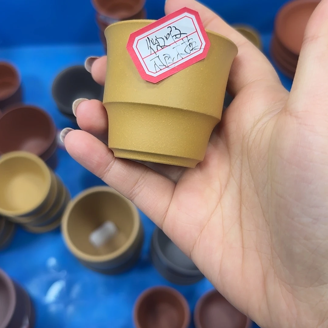 紫砂茶壶黄龙山原矿黄金段