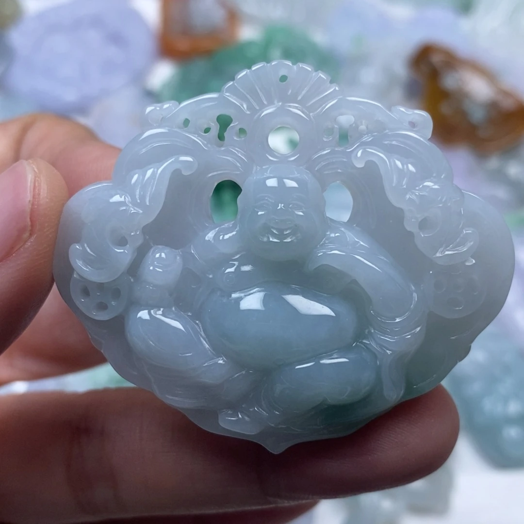 颈饰未镶嵌翡翠翡翠
