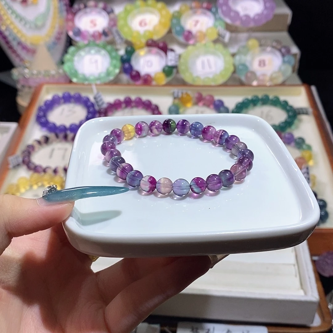 未镶嵌萤石手链独角兽