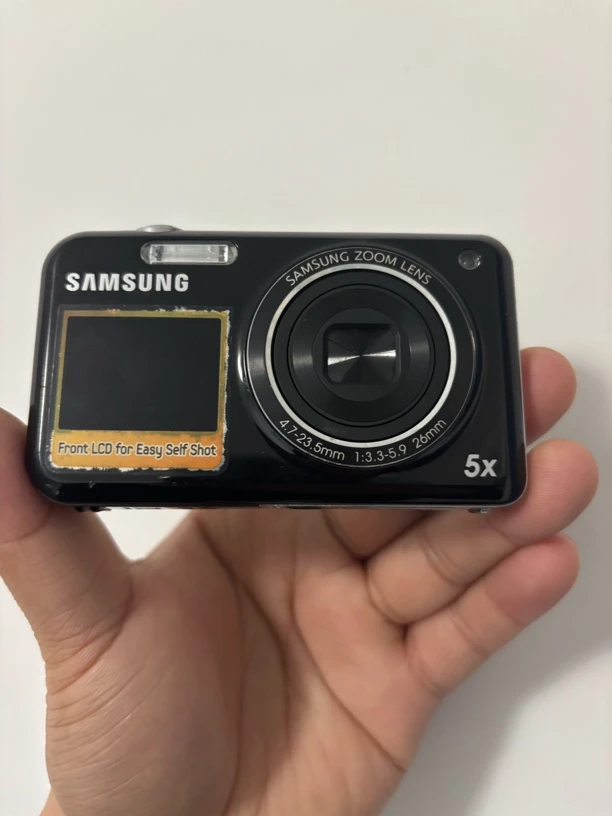 95新 Samsung/三星 三星PL120数码CCD相机1420万像素复古自拍