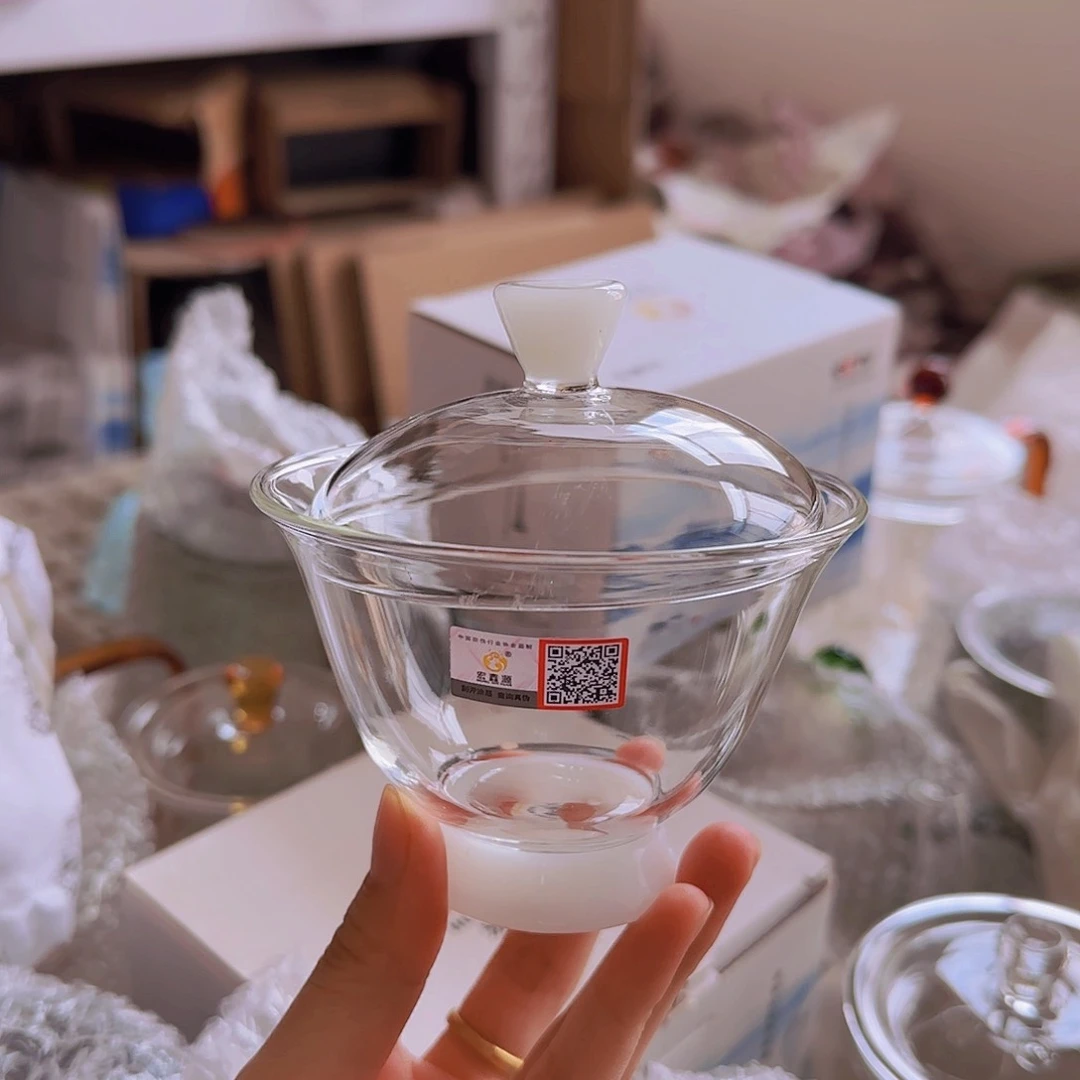 高硼硅玻璃茶水分离W263 白玉