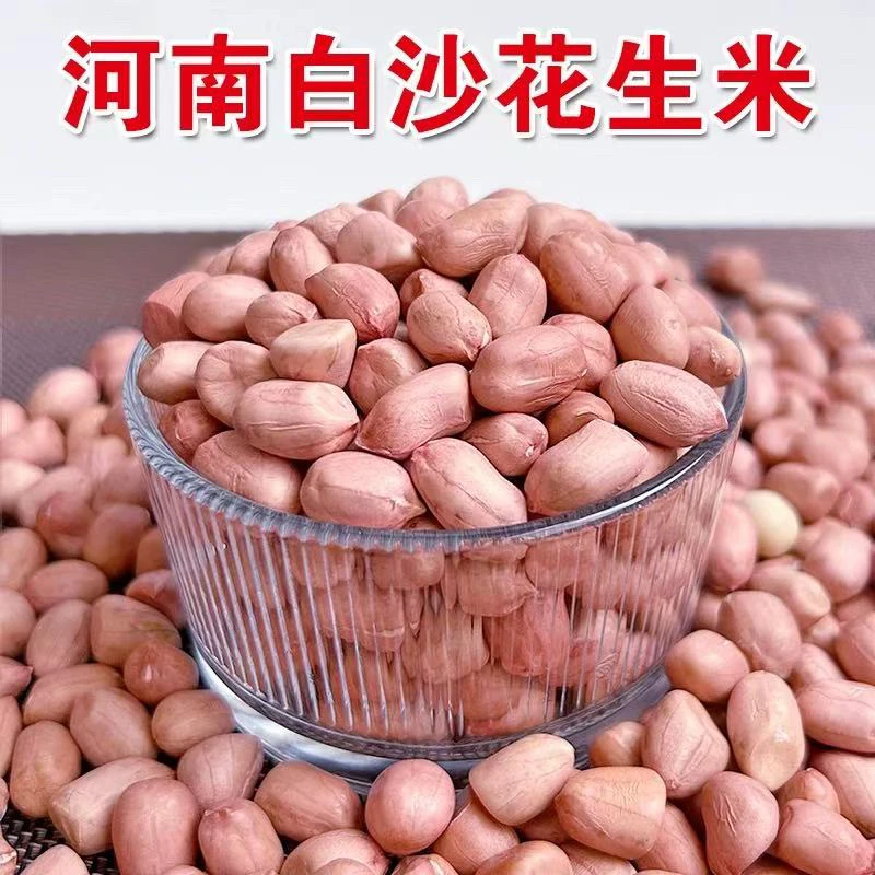 2025年新鲜花生米干货5斤/3斤装河南南阳土特产食用农产品现脱壳