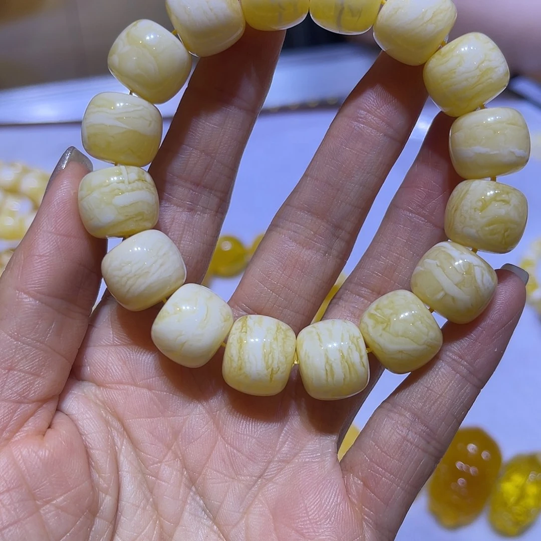 未镶嵌琥珀手链蜜蜡手串