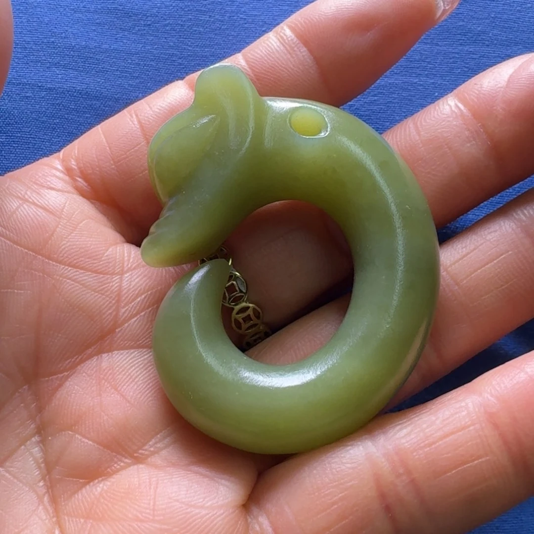 和田玉（糖玉）颈饰未镶嵌