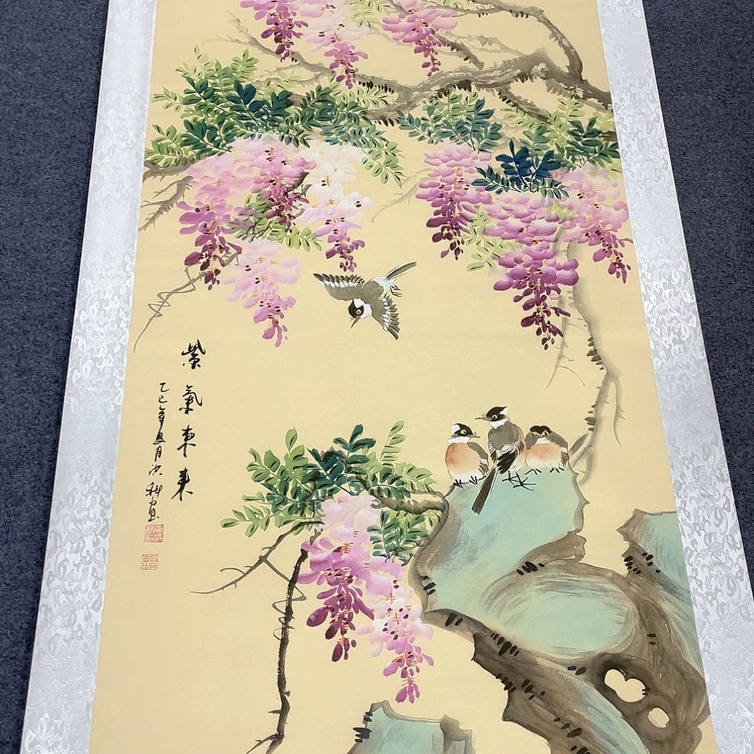 国画作品小姐姐放漏…