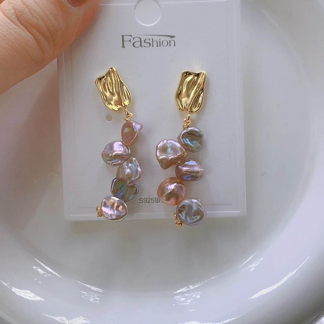 颈饰银S925镶嵌淡水珍珠