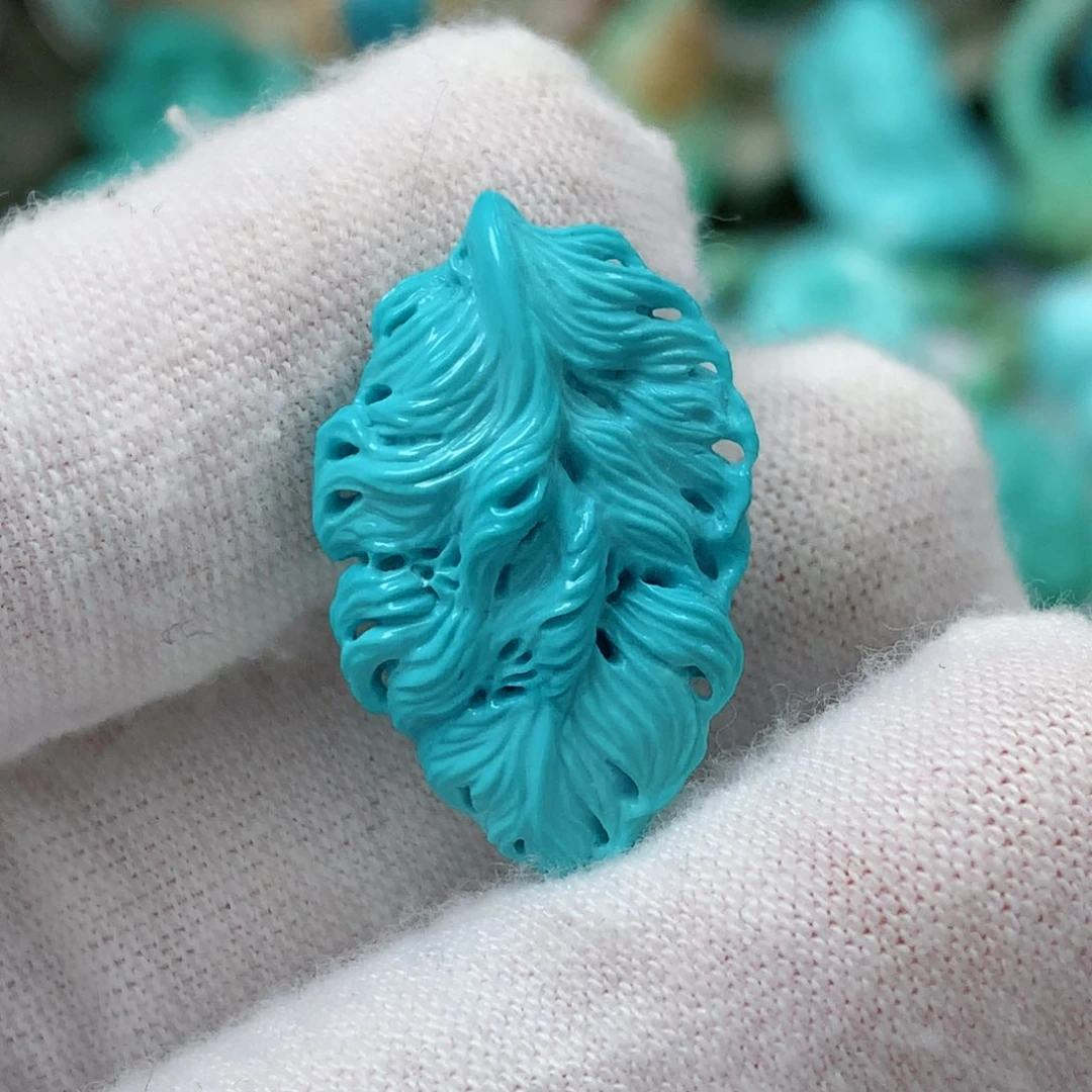 绿松石珠宝奇石未镶嵌