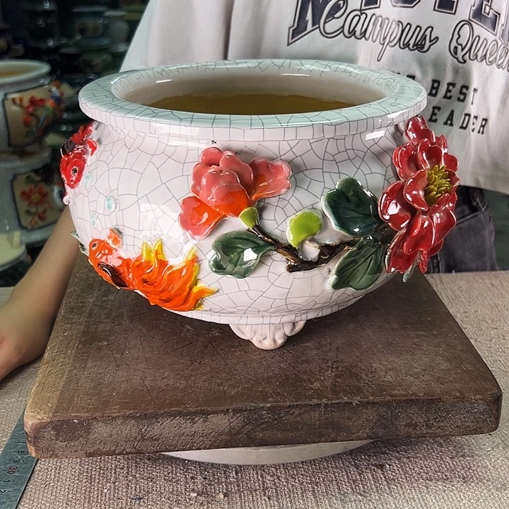 泳坤堂石湾盆陶瓷