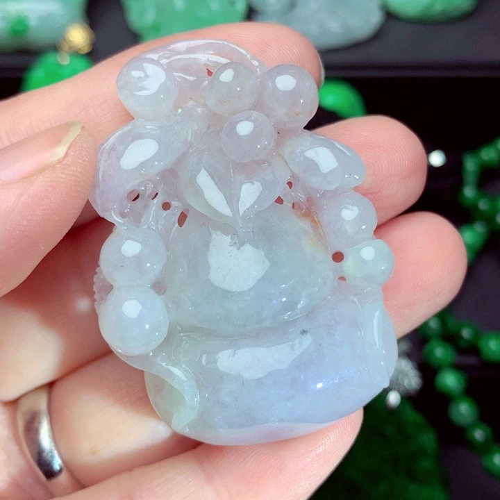 翡翠未镶嵌毛衣链