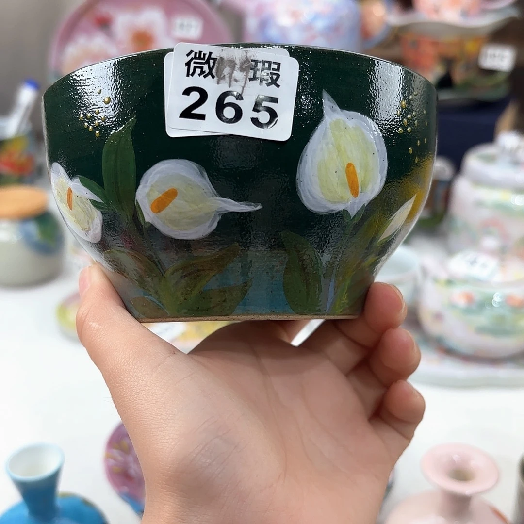 景德镇手绘高温釉下彩陶瓷茶具