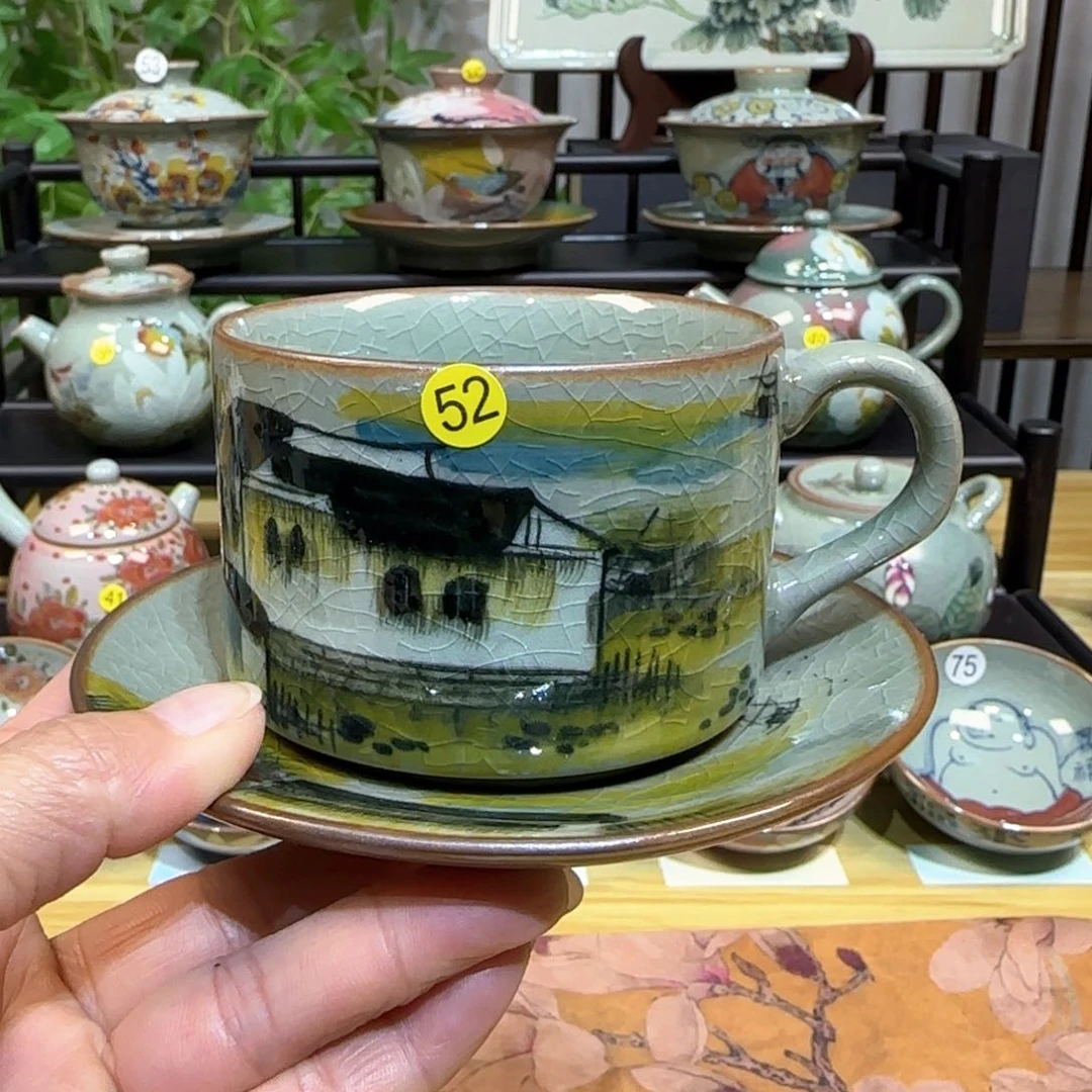 景德镇陶瓷手绘茶具