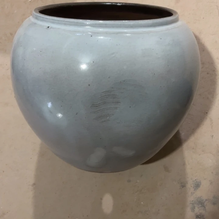 花盆紫砂口径24高度27一只小瑕疵