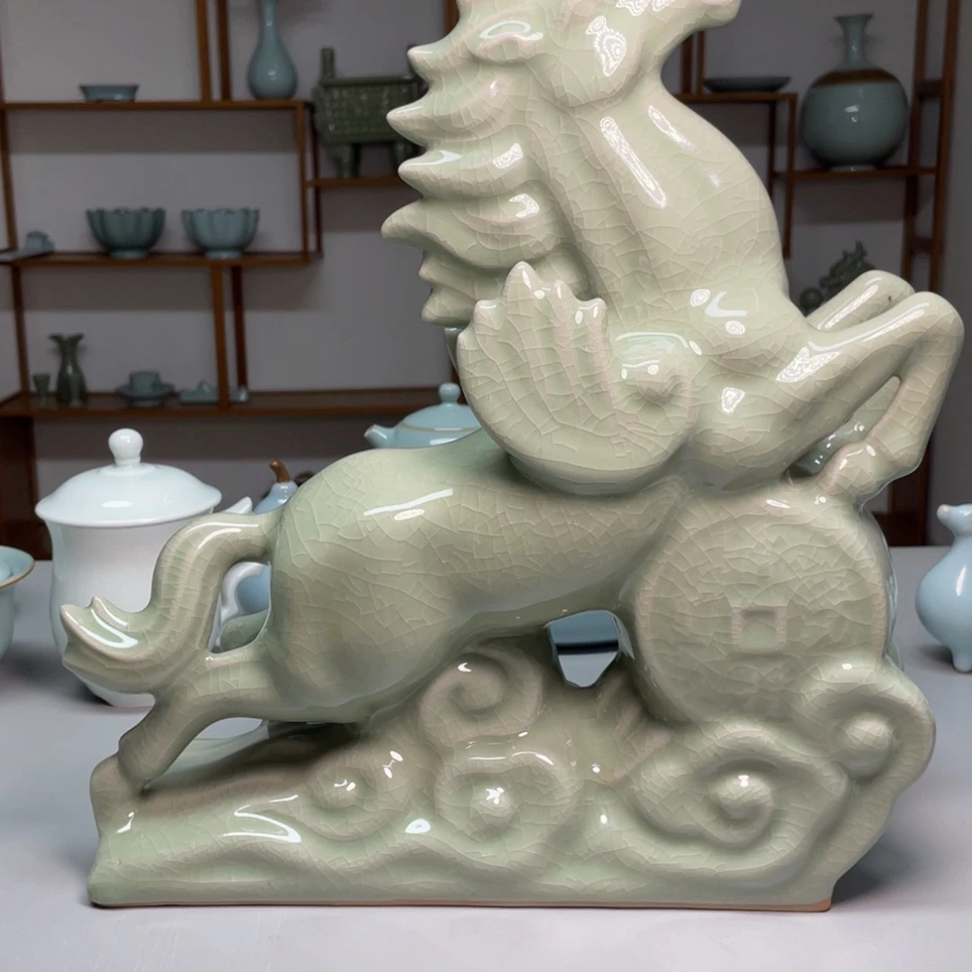 丰***装瓷马豆绿瑕