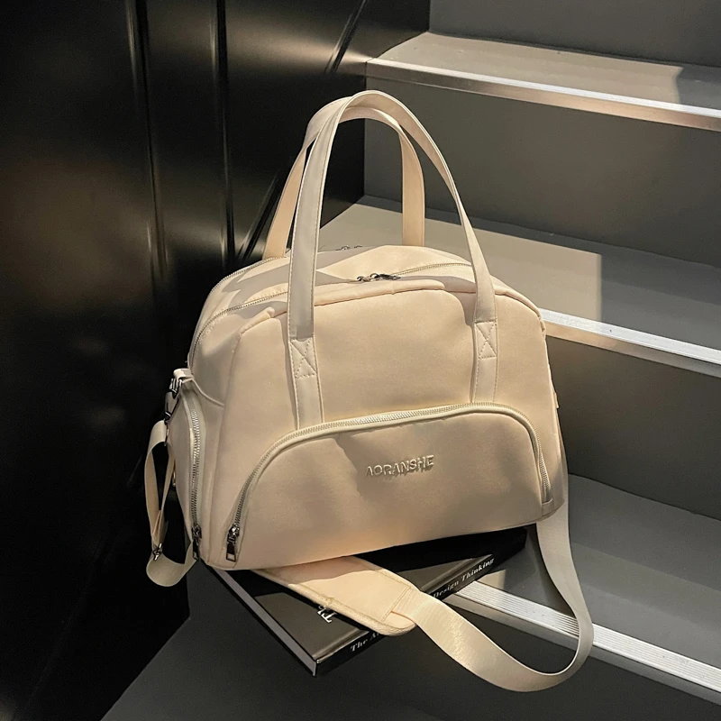 2025新款大容量小型短途手提旅行包女单肩轻便出行旅游行李收纳袋