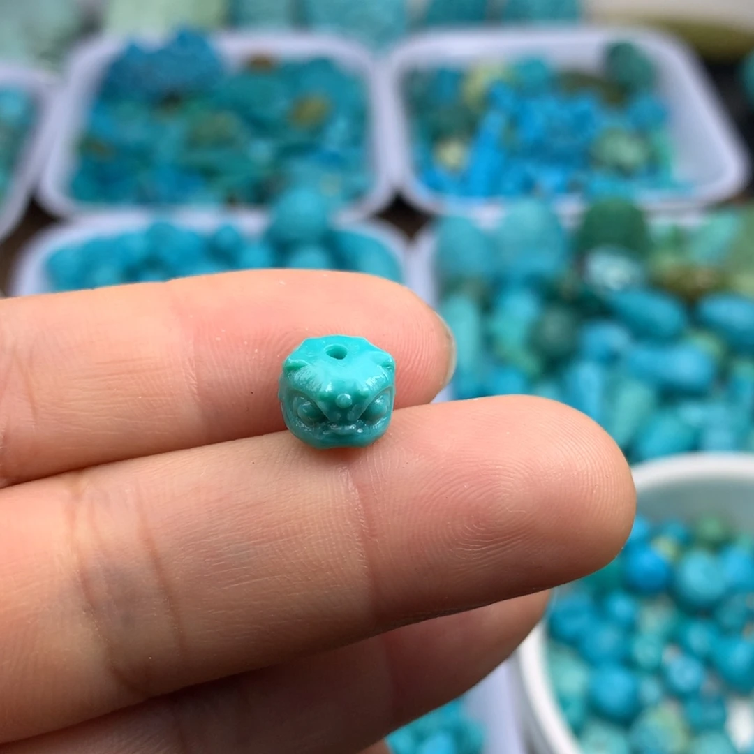 绿松石未镶嵌吊坠(不含链)9×7