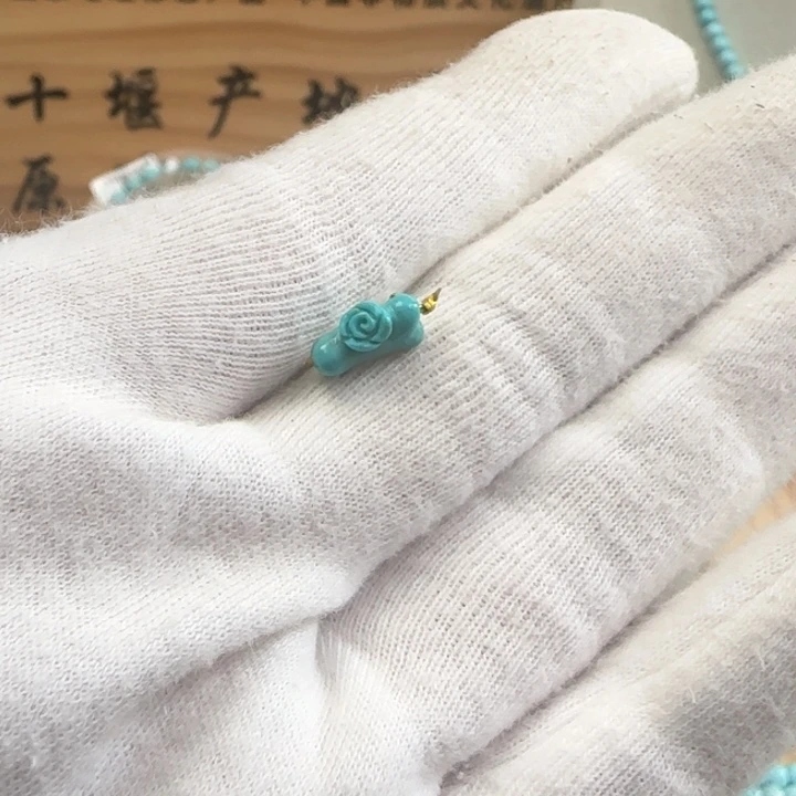 绿松石未镶嵌121花骨+w