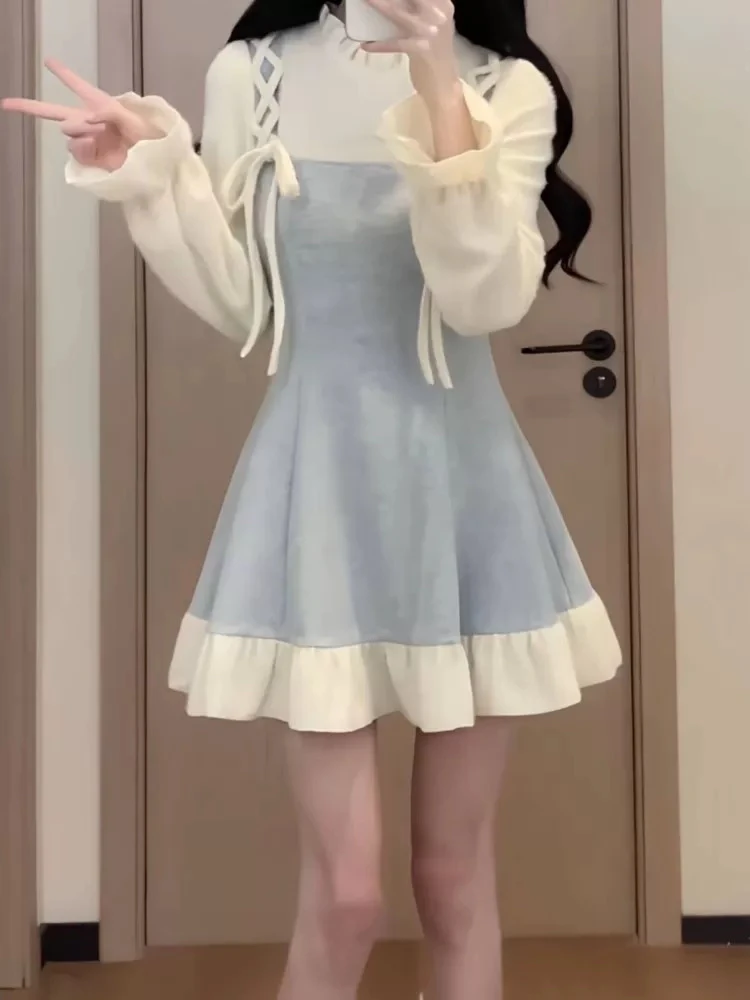 南曼曼连衣裙碎花韩辣妹显瘦气质