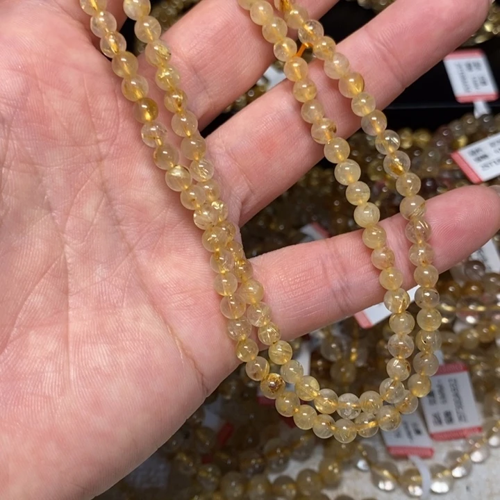 发晶手链未镶嵌天然发晶