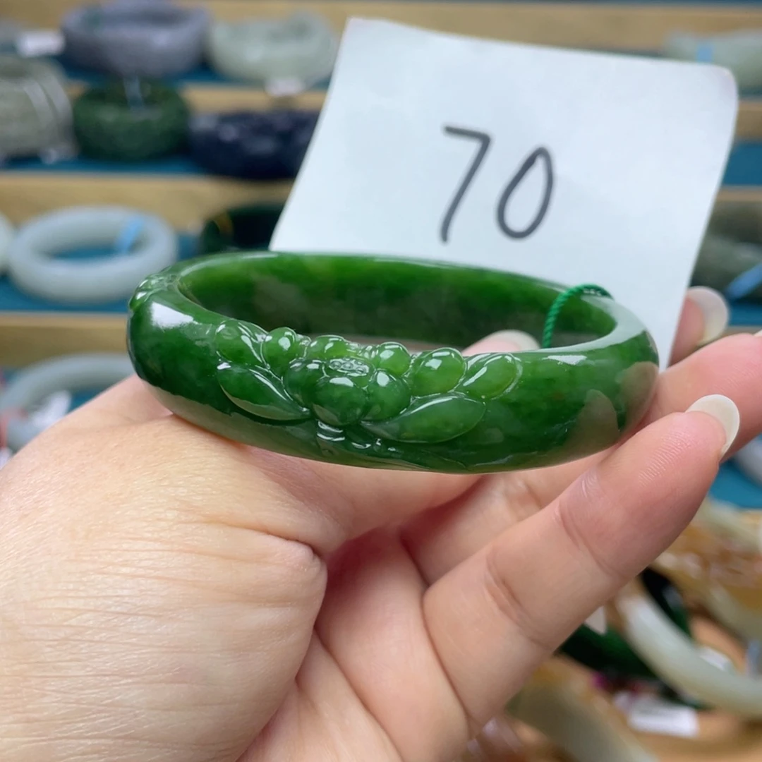 未镶嵌手镯和田玉圈口59