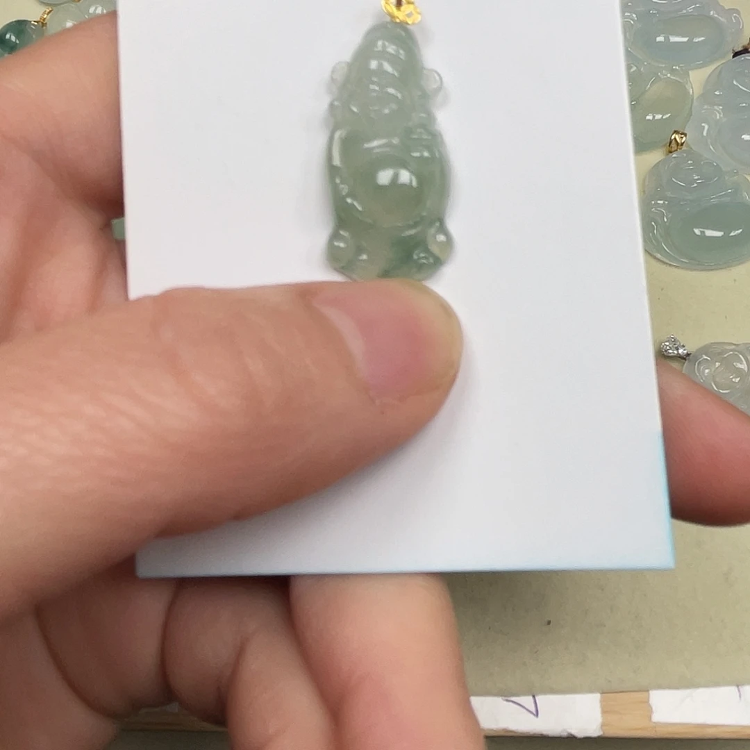 翡翠未镶嵌吊坠(不含链)翡翠