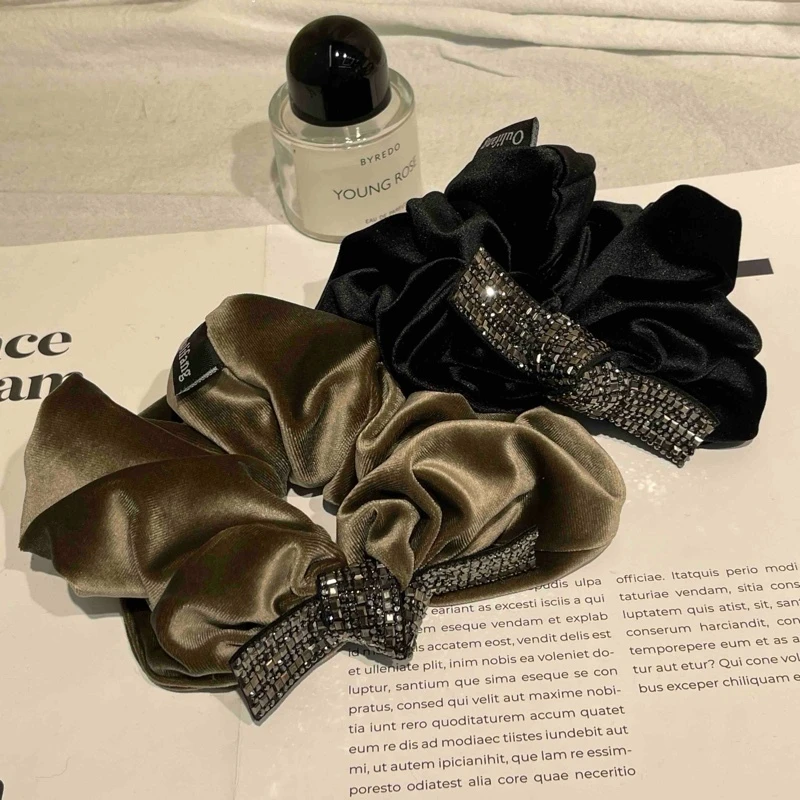 【小魏总珠宝】丝绒打结大肠发圈