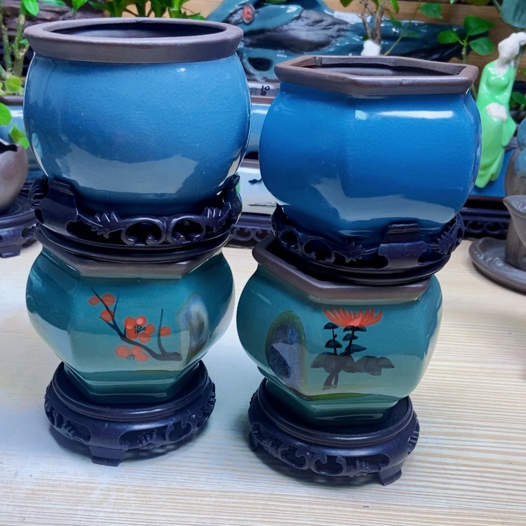 瓷片陶瓷花盆陶瓷艺术