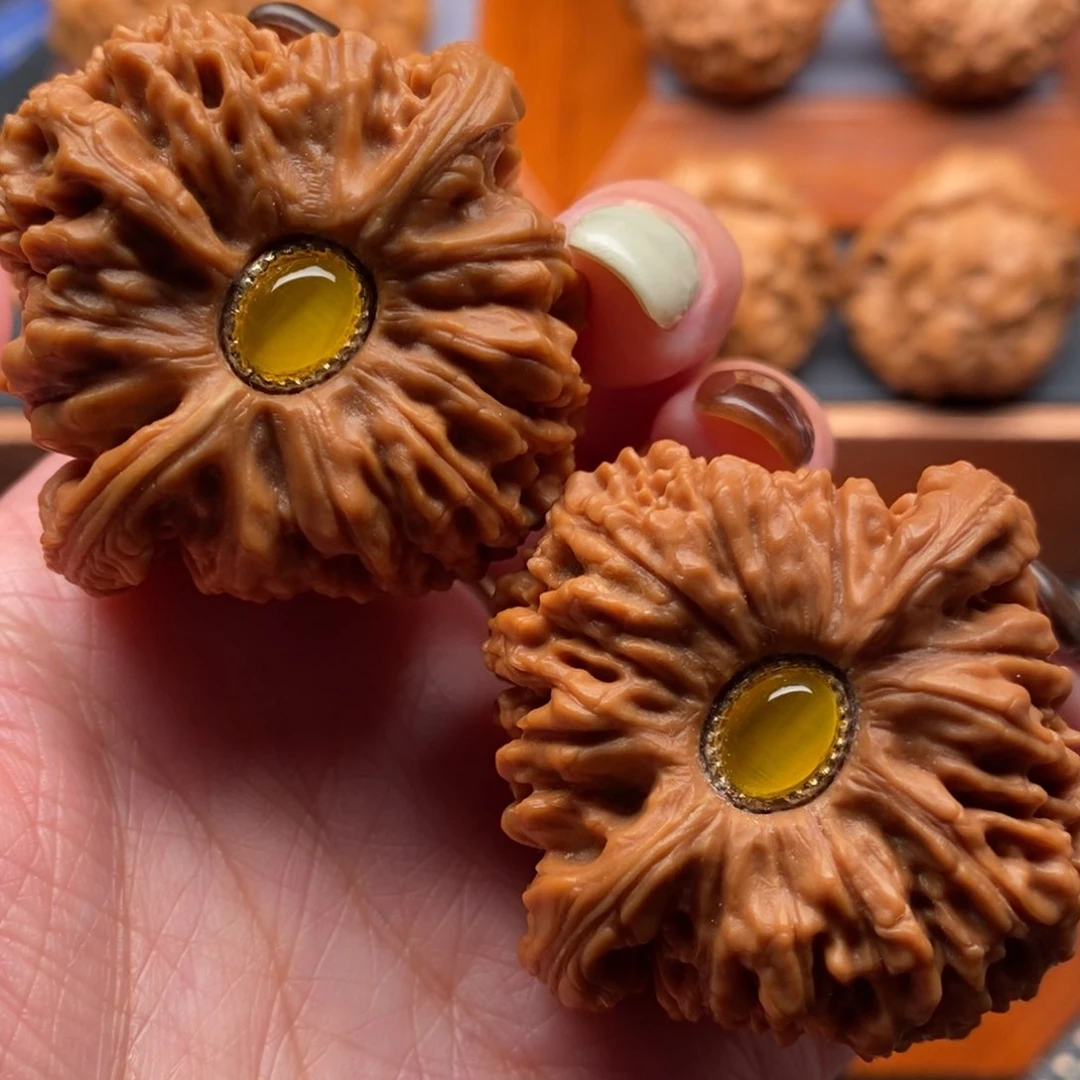 把件文玩核桃45尺寸全品南江石