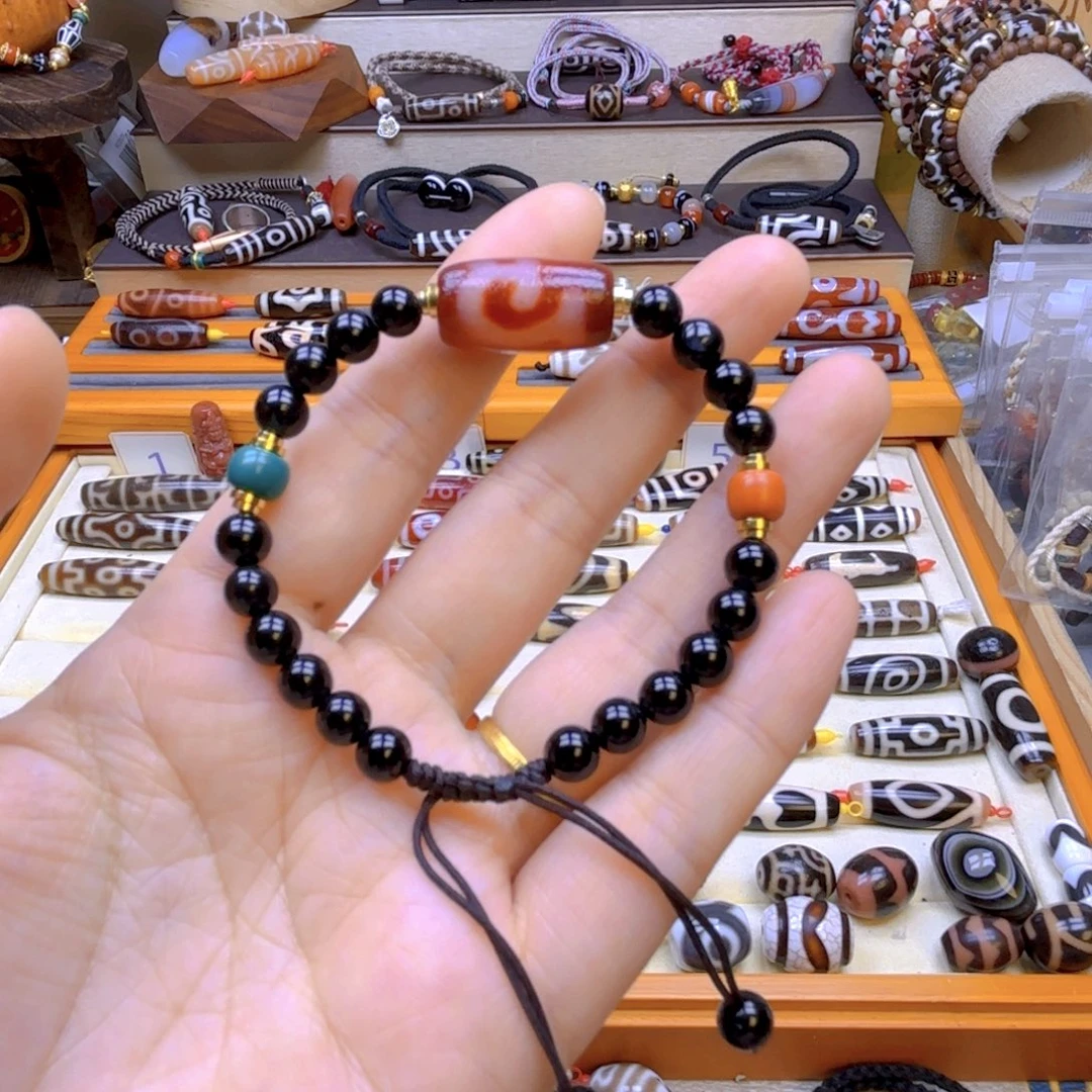 玛瑙/玉髓合金颈饰